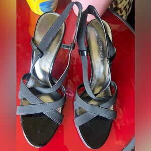 Predictions Dressy Strapped Low Heeled Sandals